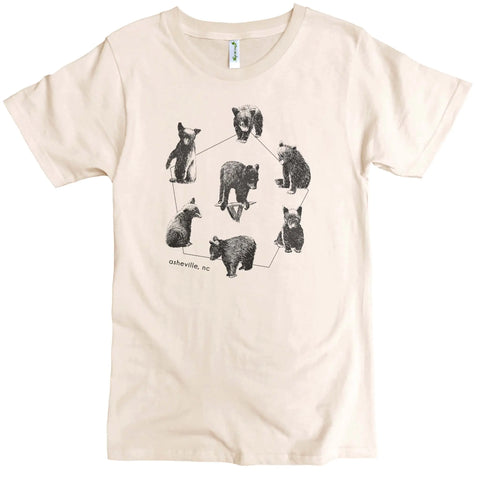 Made in USA Black Bear Graphic Crewneck Tee – Nature Inspired Casual Shirt Spiritex | Sustainable Apparel  Men's Graphic Tees