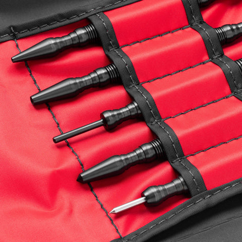 Made in USA Hammerless Punch Set – Deluxe Nail Setter and Door Hinge Tool Kit Hammerless Impact Technology  item