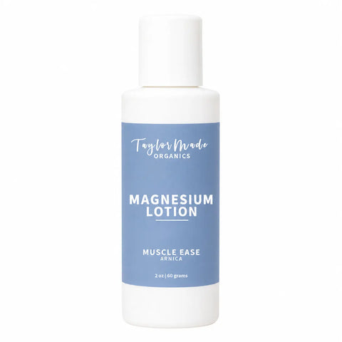 Magnesium Muscle Ease Organic Lotion - 2oz Taylor Made Organics  therapeutic lotion