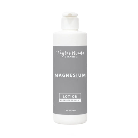 Magnesium Organic Lotion Taylor Made Organics  therapeutic lotion