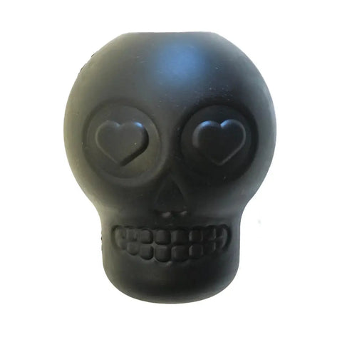 Magnum Sugar Skull Treat Dispenser – Durable Chew Toy for Power Chewers | Made in USA SodaPup  Rubber Dog Toys