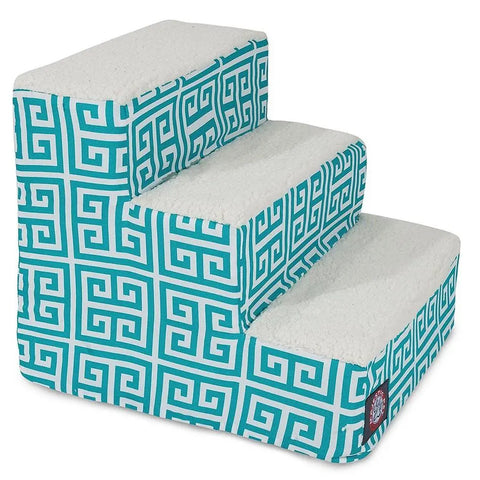 Majestic 3 Step Pet Stairs – Soft Cushioned Steps 15 Inch – Made in USA Majestic Pet