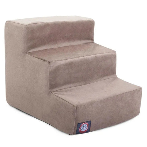 Majestic Pet Suede 3 Step Mobility Stairs – Soft Non-Slip Pet Steps | Made in USA Majestic Pet
