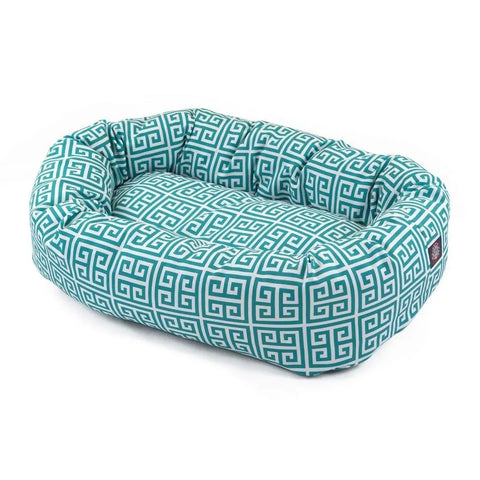 Majestic Pet Towers Bagel Dog Bed – Outdoor Polyester Cozy Plush – Made in USA Majestic Pet