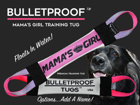 Mama's Girl Fire Hose Dog Tug Toy – Durable Training Tug | Made in USA Bulletproof Pet Products Inc  TUGS