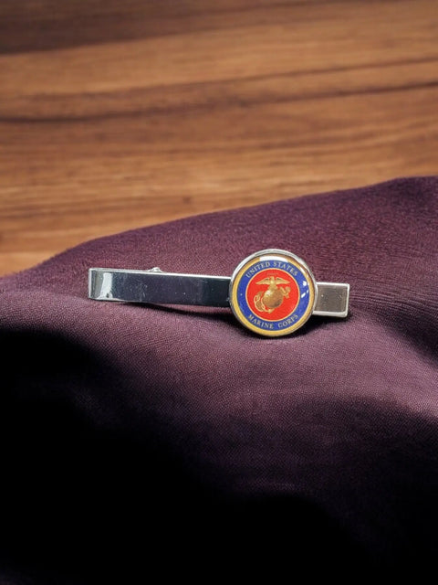 Marine Corps Seal Tie Bar | a Symbol of Honor Michelle Marie Boutique 