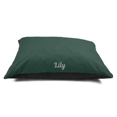 Villa Super Value Personalized Dog Bed – Durable Poly-Cotton Cushion | Made in USA Majestic Pet 