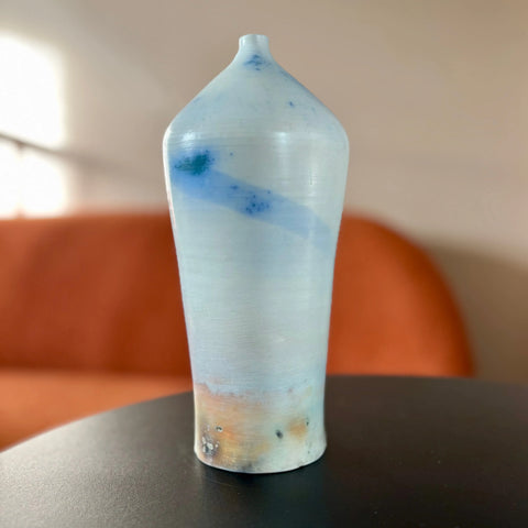 Martian Sunset 2 | Handcrafted 9 Inch Saggar-Fired Porcelain Vase – Martian Sunset Design by Hillit Wahlberg | Made in USA All Muddy 