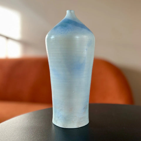 Martian Sunset 2 | Handcrafted 9 Inch Saggar-Fired Porcelain Vase – Martian Sunset Design by Hillit Wahlberg | Made in USA All Muddy 