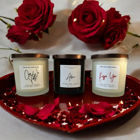 Me & U Luxury Scented Candle Set Wick and Glow Candle Company™  Candles