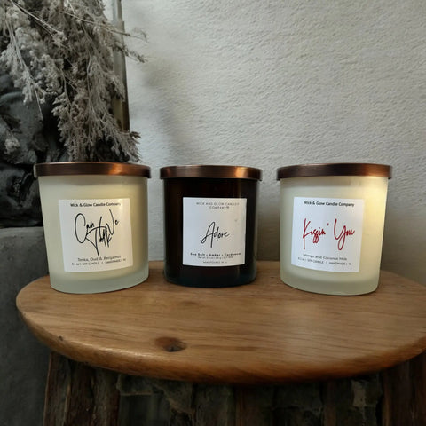 Me & U Luxury Scented Candle Set Wick and Glow Candle Company™  Candles