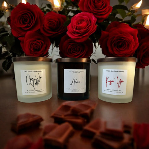 Me & U Luxury Scented Candle Set Wick and Glow Candle Company™  Candles