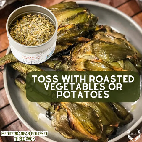 Mediterranean Spice Trio Set – Gourmet Seasoning Collection | Made in USA Gustus Vitae  Collections & Gift Sets