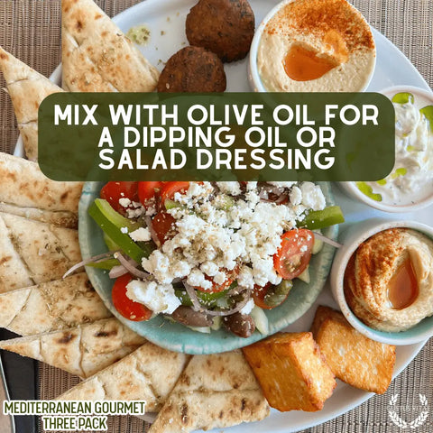 Mediterranean Spice Trio Set – Gourmet Seasoning Collection | Made in USA Gustus Vitae  Collections & Gift Sets