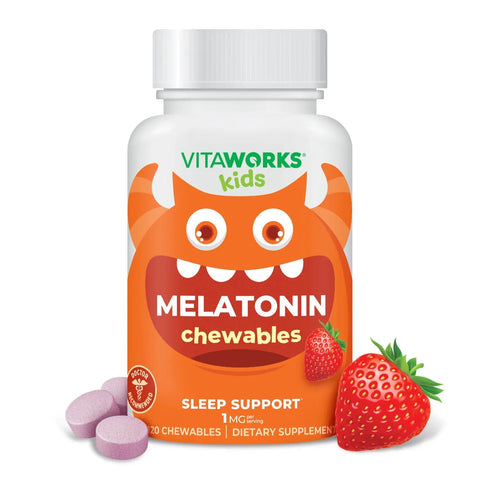 Melatonin Chewables for Kids VitaWorks  Chewable