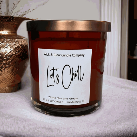Men of R&B Luxury Candle Set – 8.5 oz Soy Wax Trio with Masculine Scents | Handcrafted in USA Wick and Glow Candle Company™  Candles