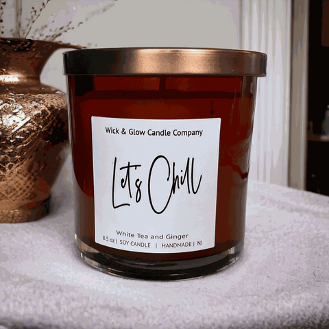 Men of R&B Luxury Scented Candle Set Wick and Glow Candle Company™  Candles