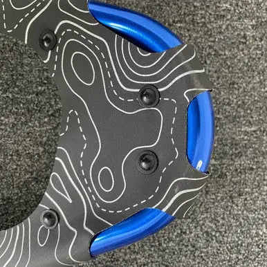 Men's Backcountry Snowshoes 32 Inch Big Sky Blue – Durable Design | Made in USA - Scratch & Save Crescent Moon  item