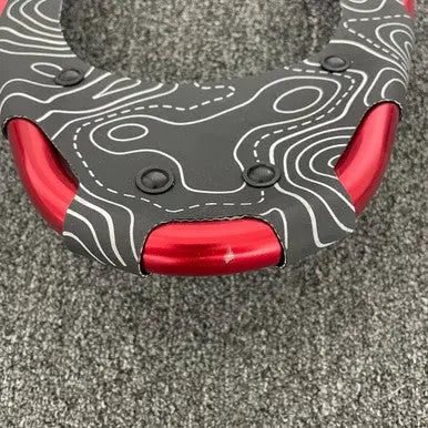 Men's Backcountry Snowshoes 32 Inch Candy Red – Durable Design | Made in USA - Scratch & Save Crescent Moon  item