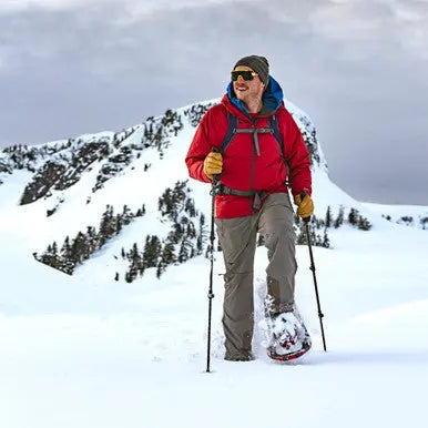 Men’s Backcountry Snowshoes 32 Inch – Big Sky Red | Made in USA Crescent Moon  item