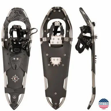 Men’s Big Sky Silver 32 Inch Aluminum Backcountry Snowshoes – Made in USA Crescent Moon  item