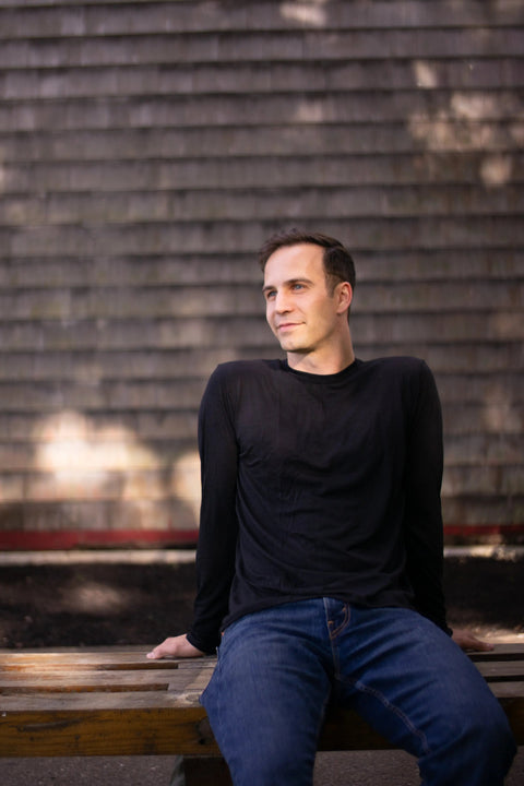 Men's Merino Wool Crew Neck Long Sleeve Shirt – Soft Breathable | Manufactured in USA Ramblers Way  Mens Tops