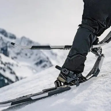 Men’s Powder Ski Snowshoes 37 Inch Denali White – Made in USA Crescent Moon  item