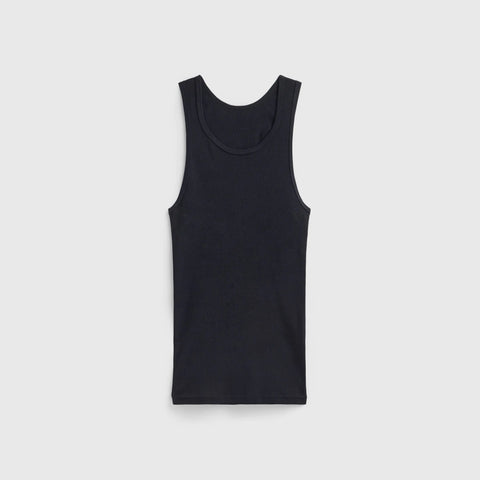 Mens Classic Ribbed Tank Top 2X1 Texture – Comfortable Stretch Fit | Made in USA Apparel Essentials US Standard Apparel  product