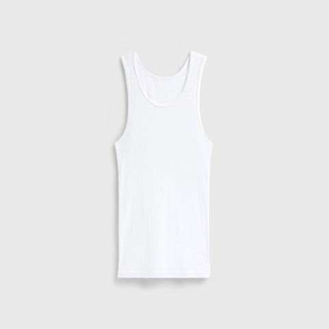 Mens Classic Ribbed Tank Top 2X1 Texture – Comfortable Stretch Fit | Made in USA Apparel Essentials US Standard Apparel  product