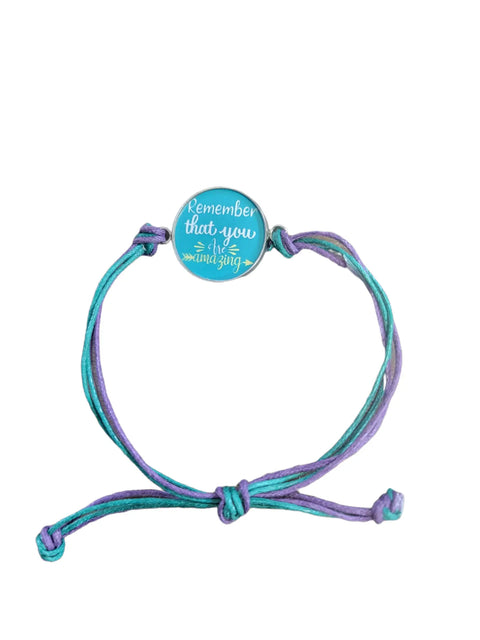 Mental Health Awareness Inspirational Bracelet – Adjustable Motivational Jewelry | Handmade in USA Michelle Marie Boutique  Bracelets