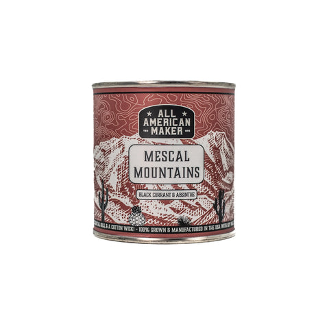 Mescal Mountains Scented Candle – Blackberry Basil Blend – Handcrafted Home Fragrance | Made in USA All American Maker 