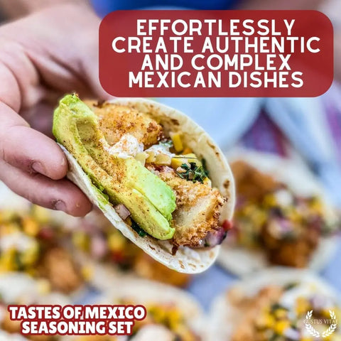 Mexican Spice Blend Gift Set – Artisanal Seasonings Six Pack | Made in USA Gustus Vitae  Collections & Gift Sets