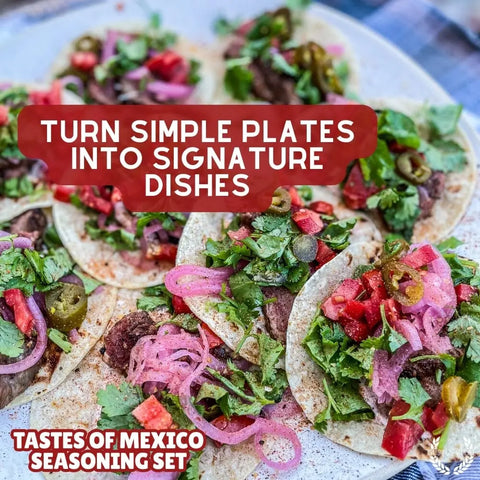 Mexican Spice Blend Gift Set – Artisanal Seasonings Six Pack | Made in USA Gustus Vitae  Collections & Gift Sets