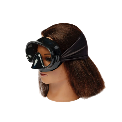 Midnight Youth Swim Mask 4-8 Years – Anti-Fog Clear Lenses – Black Strap Comfortable Design | Assembled in USA Splash Place  Youth Swim Mask
