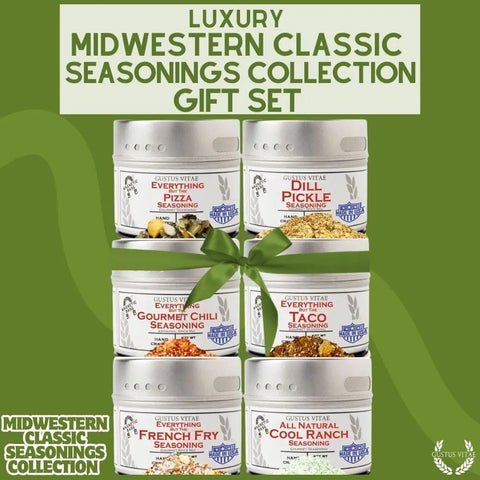 Midwestern Gourmet Seasoning Set – Handcrafted Spice Collection | Made in USA Gustus Vitae  Collections & Gift Sets