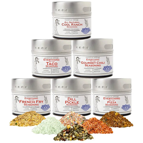 Midwestern Gourmet Seasoning Set – Handcrafted Spice Collection | Made in USA Gustus Vitae  Collections & Gift Sets