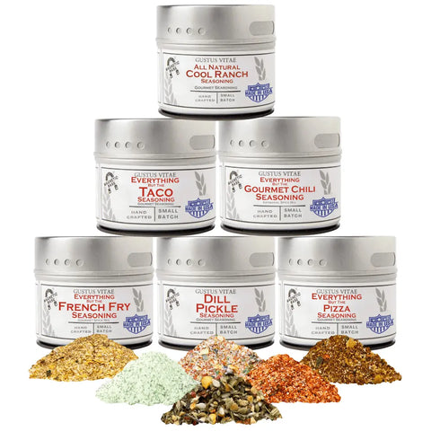 Midwestern Gourmet Seasoning Set – Handcrafted Spice Collection | Made in USA Gustus Vitae  Collections & Gift Sets