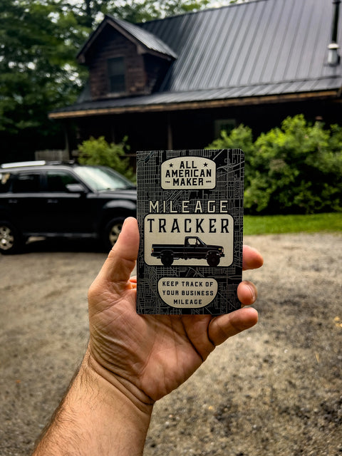 Mileage Tracker Log Book – Classic Handwritten Log | Made in USA All American Maker 
