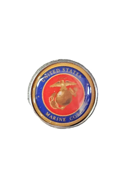 Military Emblem Tie Pins – Stainless Steel Lapel Pin 0.5 Inch – Tarnish Resistant | Made in USA Michelle Marie Boutique  Tie Pin