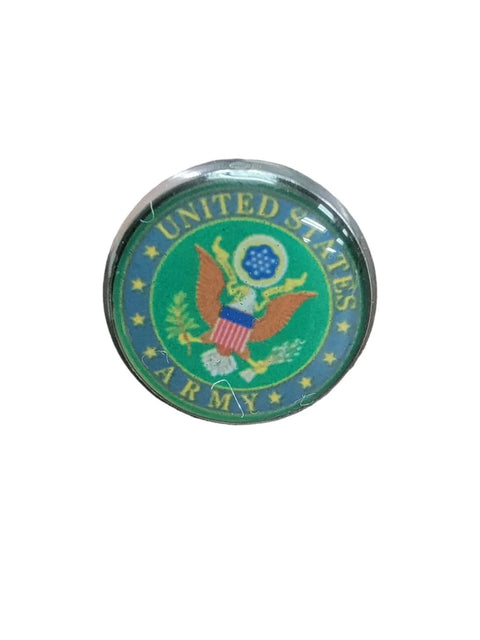 Military Emblem Tie Pins – Stainless Steel Lapel Pin 0.5 Inch – Tarnish Resistant | Made in USA Michelle Marie Boutique  Tie Pin