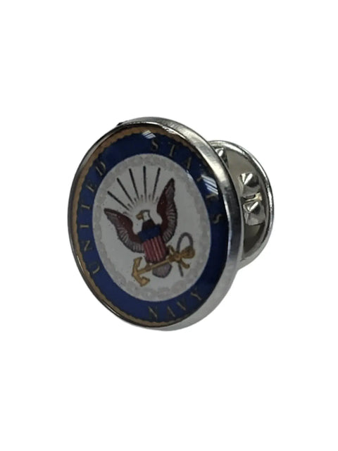 Military Emblem Tie Pins – Stainless Steel Lapel Pin 0.5 Inch – Tarnish Resistant | Made in USA Michelle Marie Boutique  Tie Pin