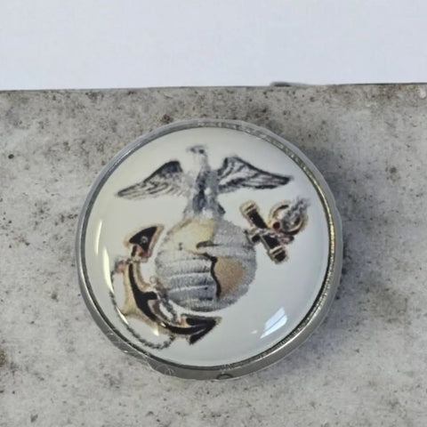 Military Emblem Tie Pins – Stainless Steel Lapel Pin 0.5 Inch – Tarnish Resistant | Made in USA Michelle Marie Boutique  Tie Pin