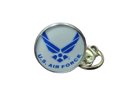 Military Tie Pins - Non Tarnish | Army, Navy, Air Force, Marine Corps, Coast Guard, Space Force Michelle Marie Boutique  Tie Pin