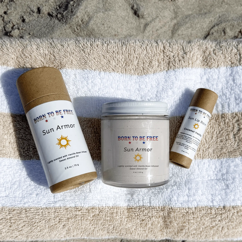 Mineral Based Sun Armor Bundle Born to be Free  sunscreen