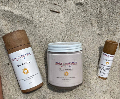 Mineral Based Sun Armor Bundle Born to be Free  sunscreen