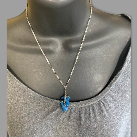 Mini Crystal Cluster Necklace Silver Chain | Adjustable | Sparkling Colors Michelle Marie Boutique  Necklace