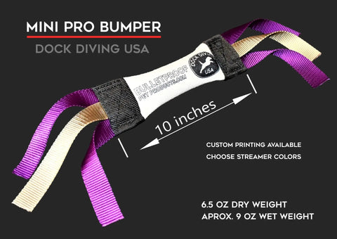 Mini Dock Diving Bumper Tug – 8.5 Inch Water Dog Toy | Made in USA Bulletproof Pet Products Inc  DOCK TUG