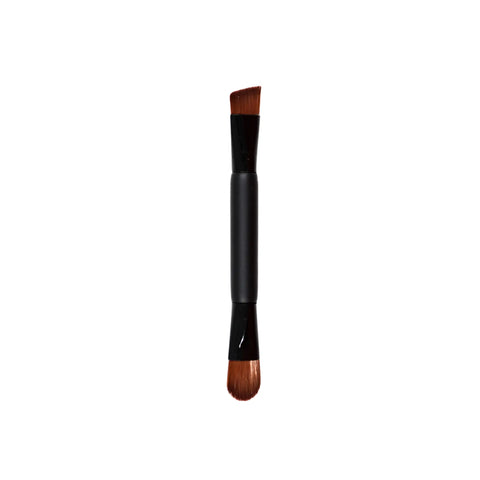 Mini Dual-Ended Eye Makeup Brush – Vegan Cruelty-Free Hypoallergenic | Made in USA Portable Tool Taylor Made Organics  makeup tools