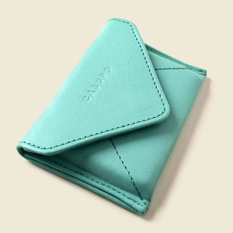 Mini Envelope Card Wallet 4.5 Inch Baby Blue – RFID Protection | Made in USA CASUPO  Envelope Wallet