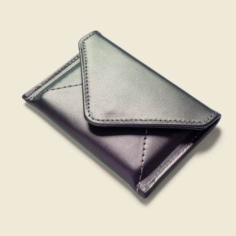 Mini Envelope Wallet 4.5 Inch Iridescent Leather – Handmade in USA CASUPO  Envelope Wallet